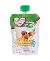 Purée biologique pour bébé Le Choix du Parent à saveur de pomme et courge musquée